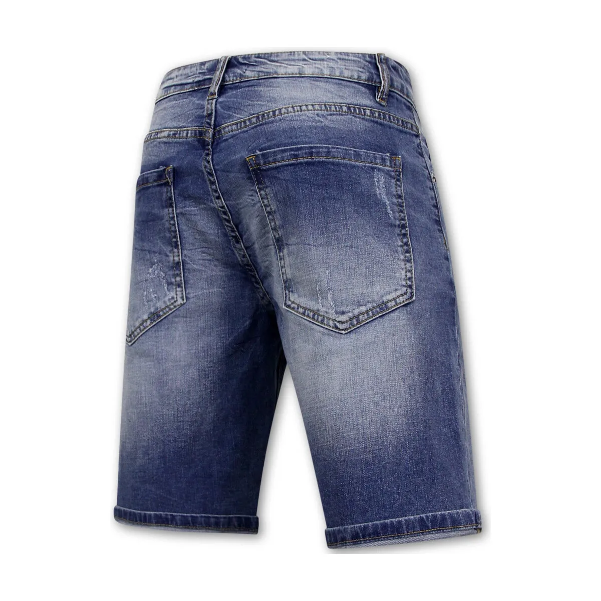 Pantalones Cortos Elásticos Denim