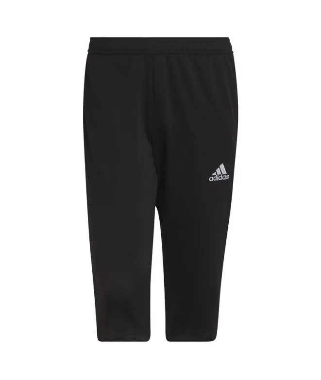 Pantalones de fútbol adidas Entrada 22 3/4 M Black