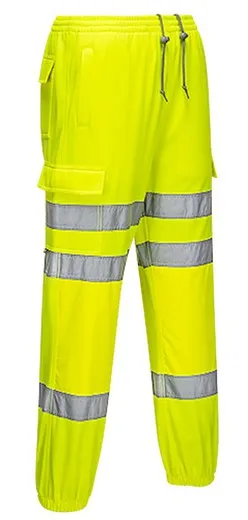 Pantalones deportivos de alta visibilidad. Elegantes y útiles
