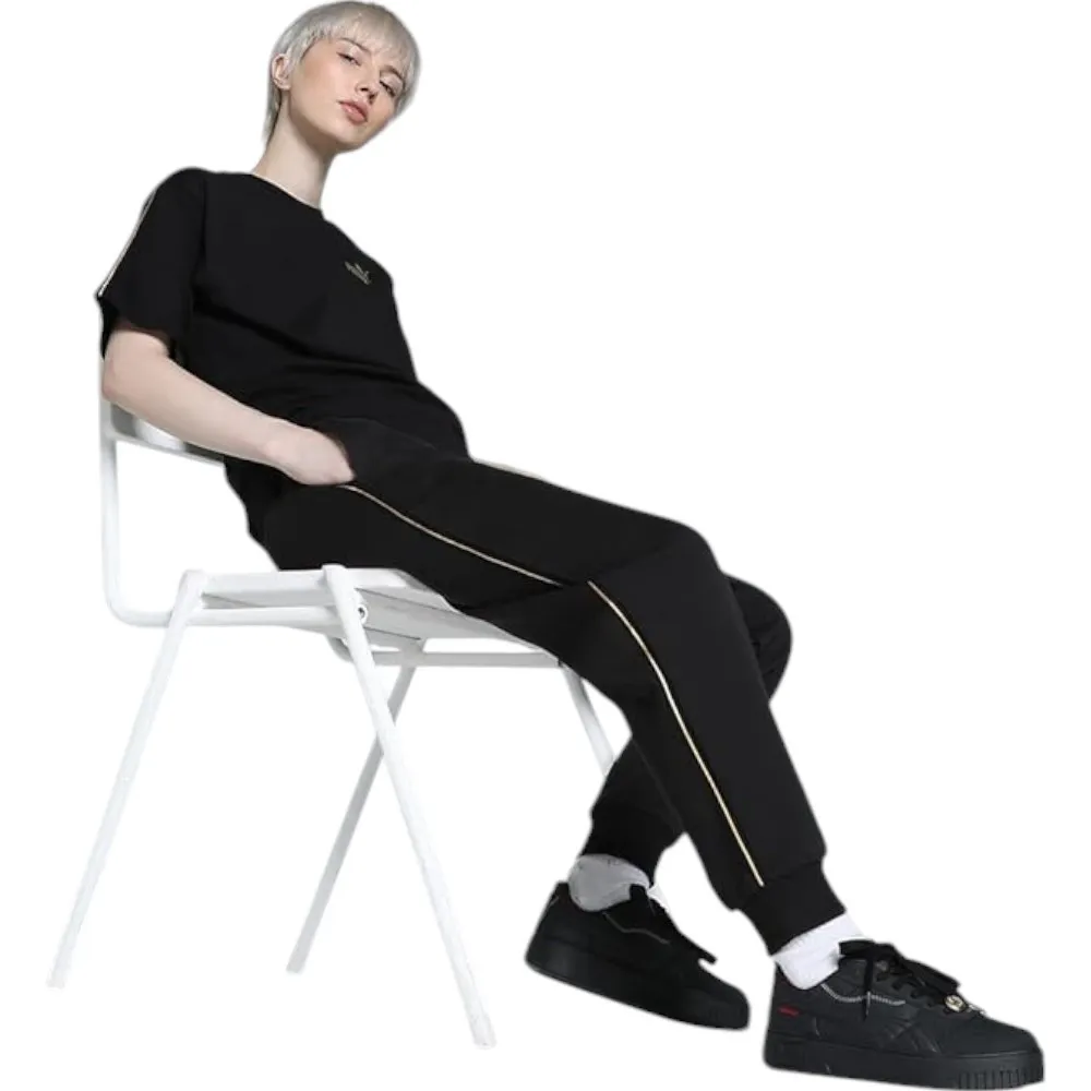 PANTALONES PUMA ESSENTIALS TAPE MINIMAL GOLD SWEATPANTS FLEECE NEGRO 68529601 MUJER