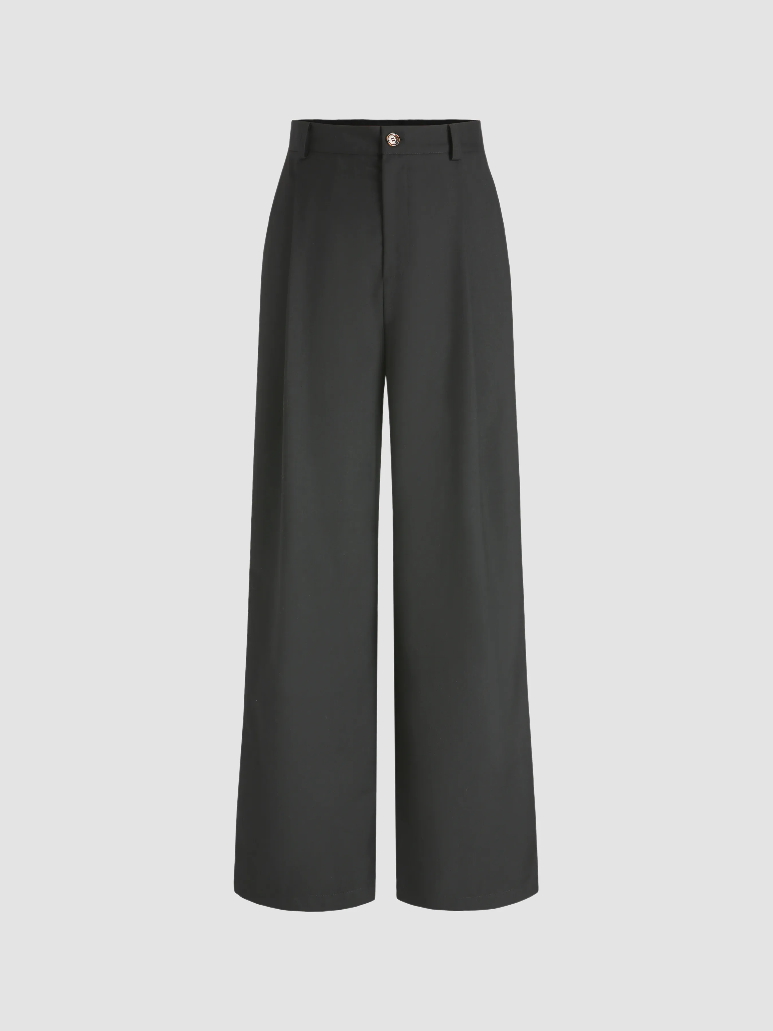  Pantalones Rectos Sólidos
