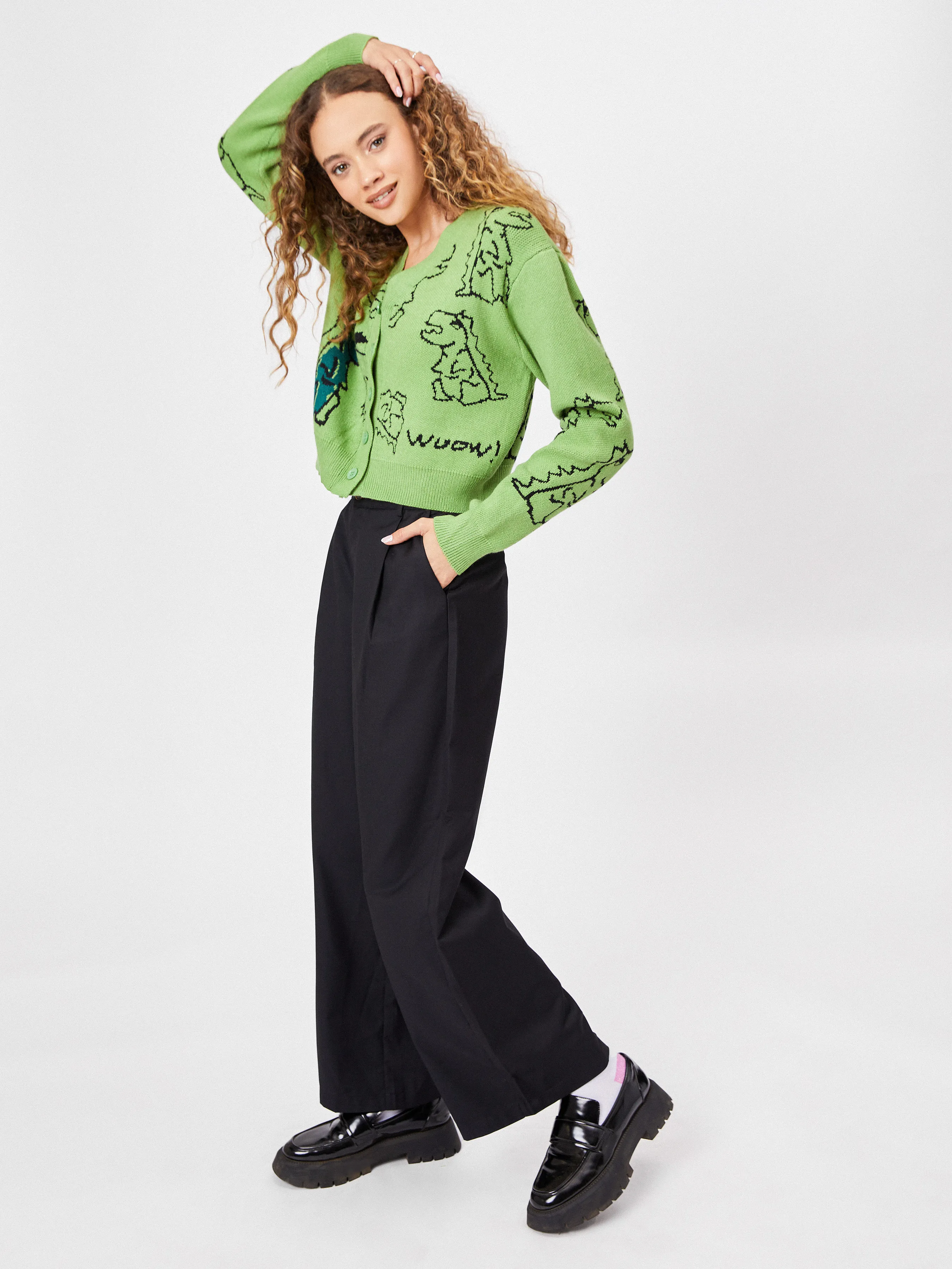  Pantalones Rectos Sólidos