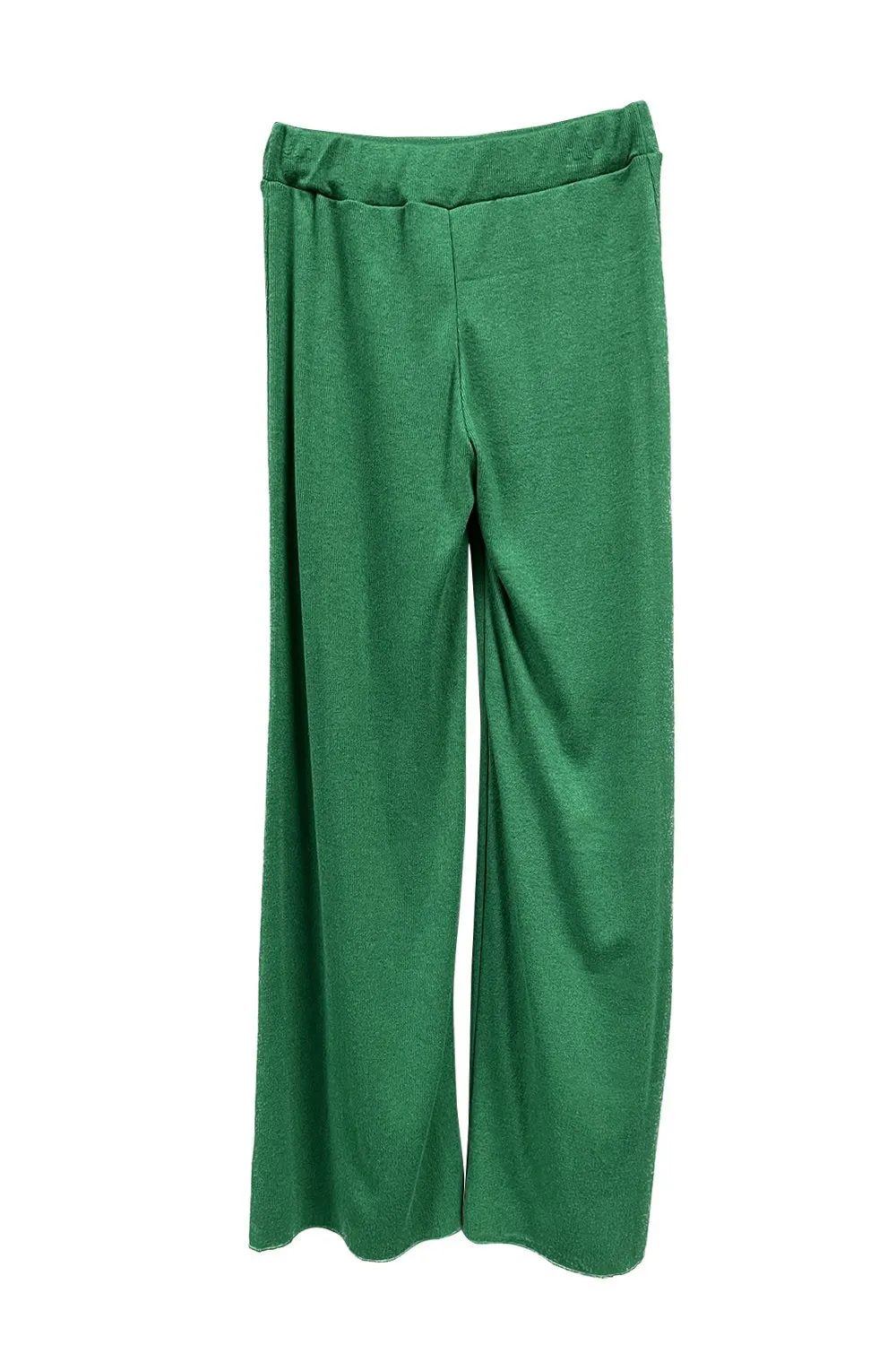 Pantalones verdes fluidos