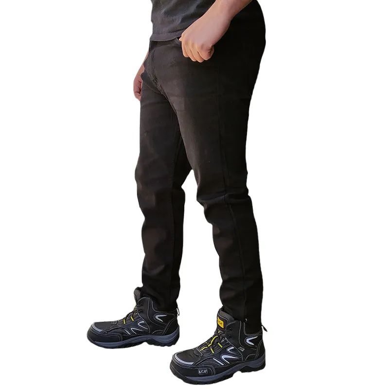 PANTALóN EJECUTIVO DE MEZCLILLA NEGRO LICA MOD. PDENIMNEG