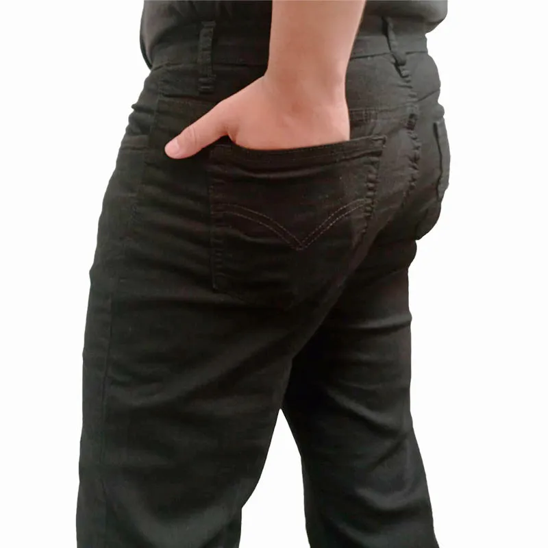 PANTALóN EJECUTIVO DE MEZCLILLA NEGRO LICA MOD. PDENIMNEG