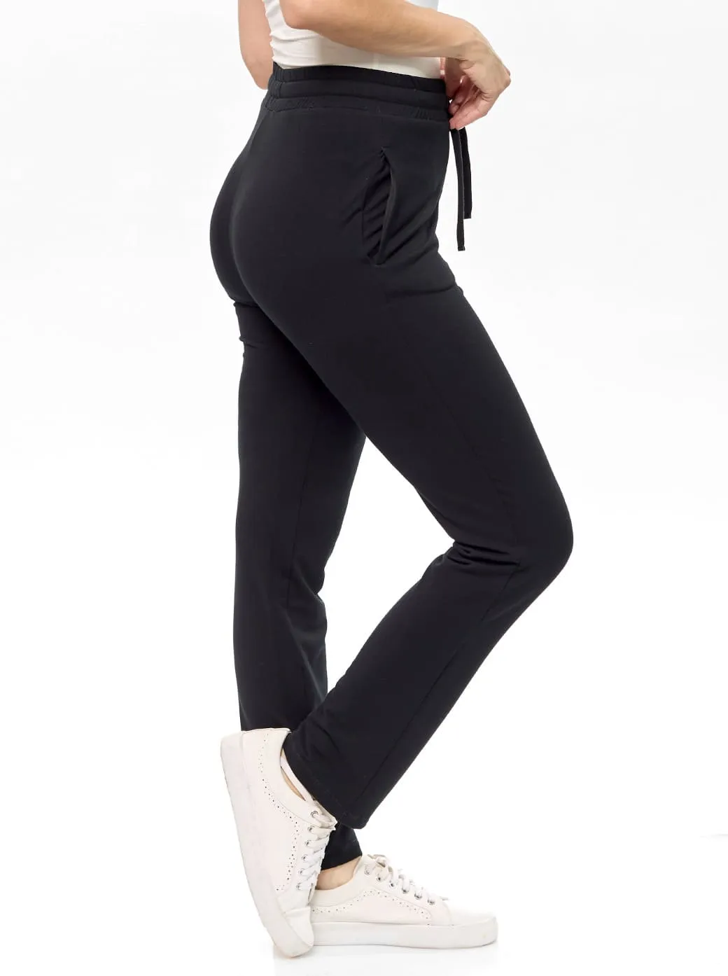 Pants liso negro Comfort