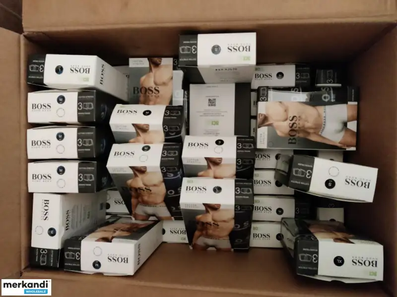 Paquete de 3 calzoncillos/bóxers Hugo Boss Men, total 46 uds.