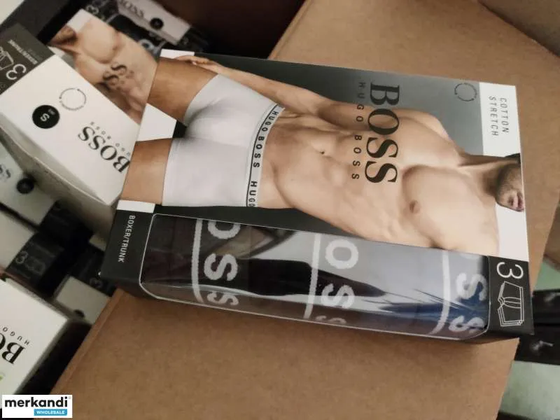 Paquete de 3 calzoncillos/bóxers Hugo Boss Men, total 46 uds.