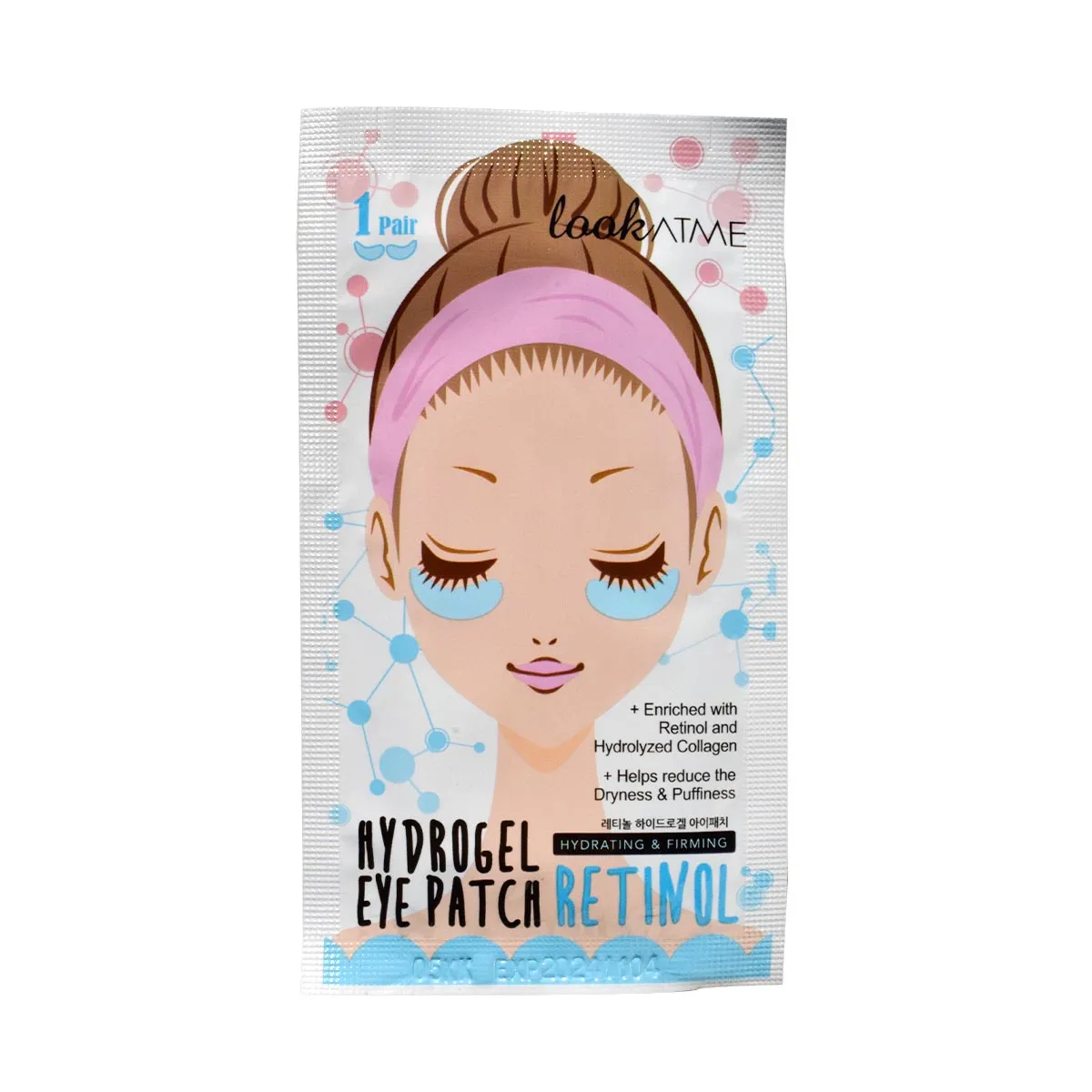 Parches para el contorno de ojos Look At Me Hydrogel Eye Patch Retinol (5uds)