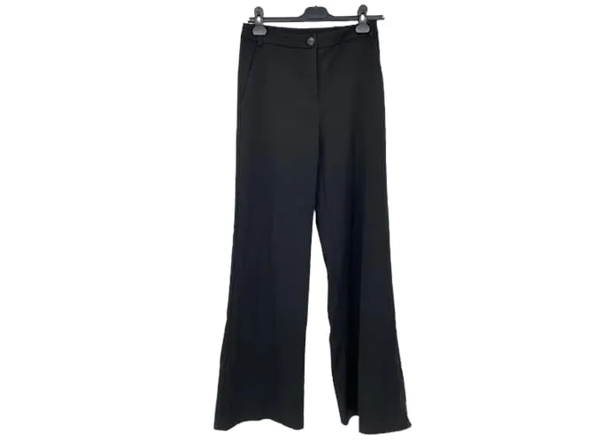 PATRIZIA PEPE Pantalón T.fr 40 poliéster Negro 