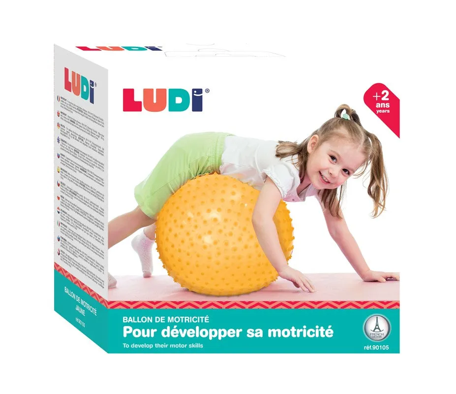 Pelota motricidad XXL amarilla · Ludi
