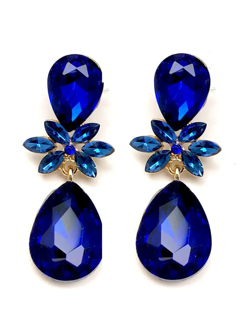 PENDIENTES AZULONES ELEGANTES Y FAVORECEDORES PARA BODAS