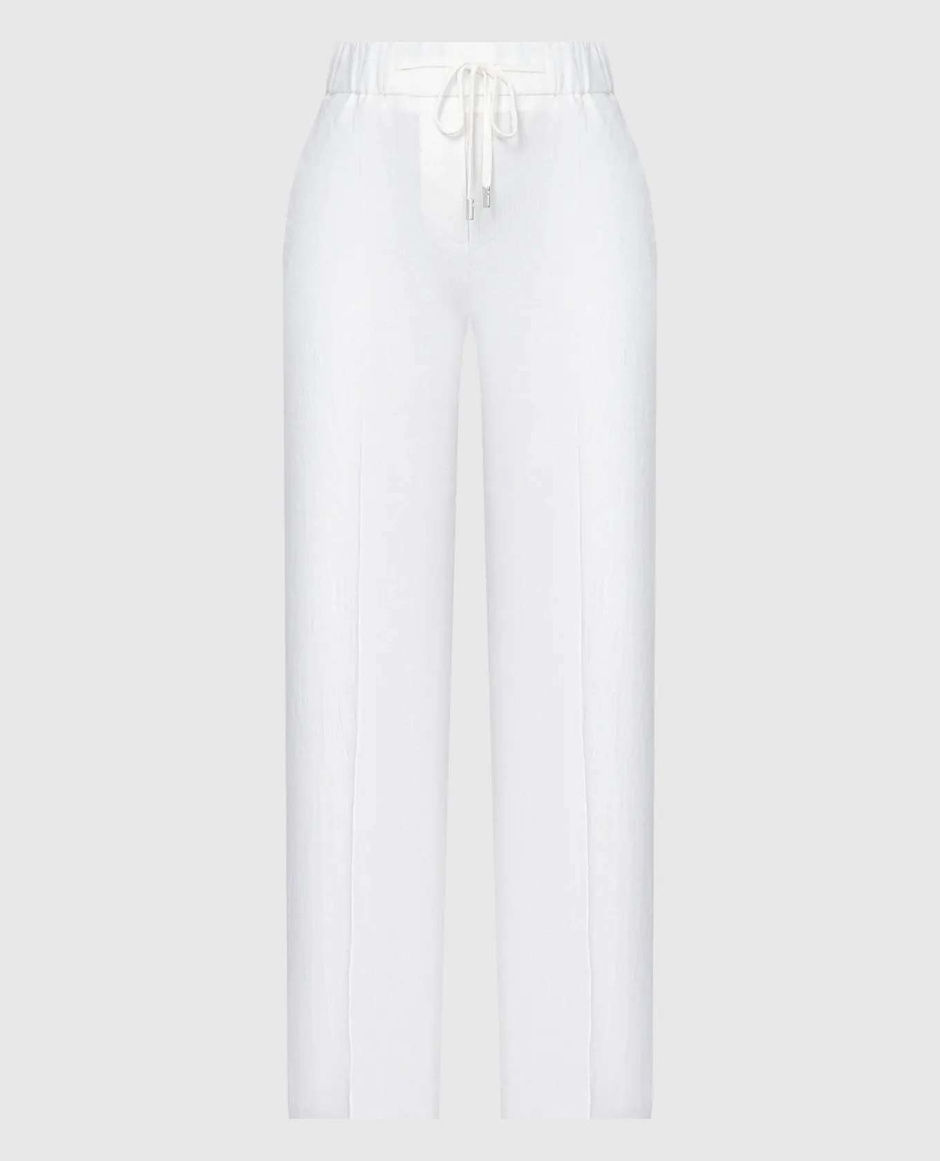 Peserico Beige straight pants made of linen