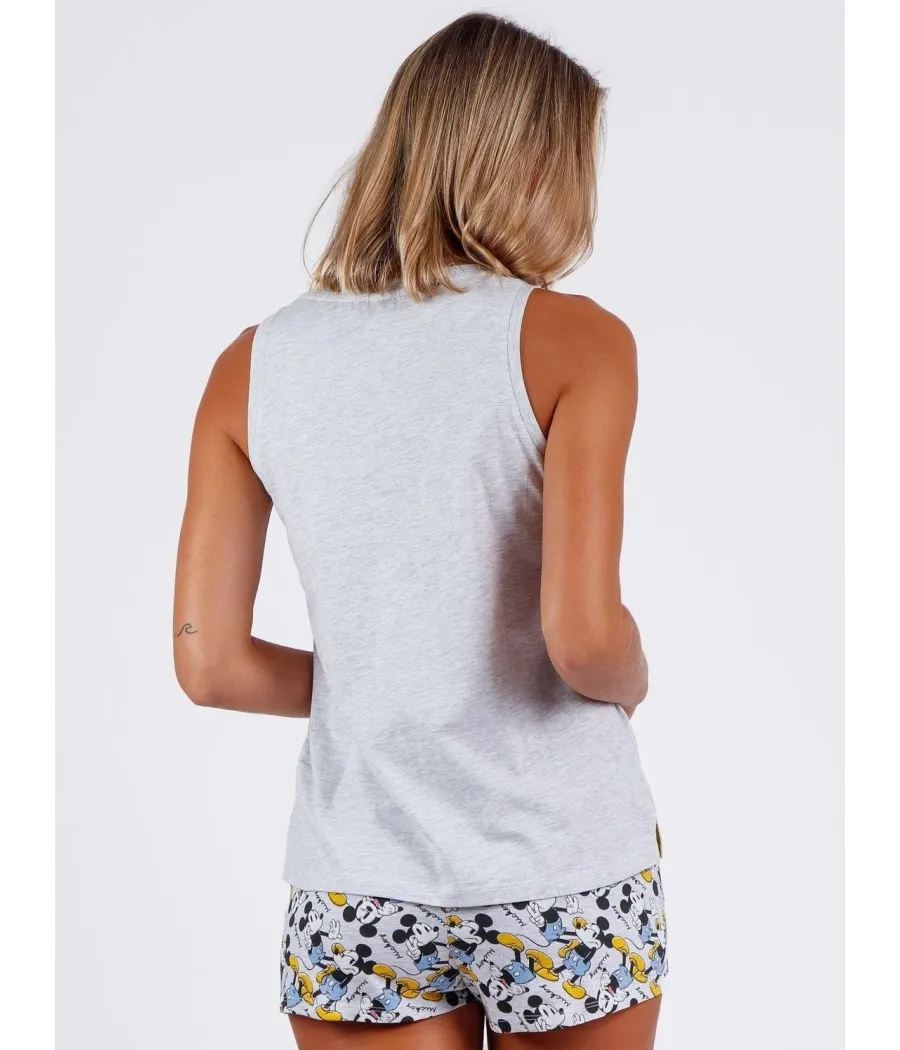 Pijama mujer verano Disney Mickey algodón