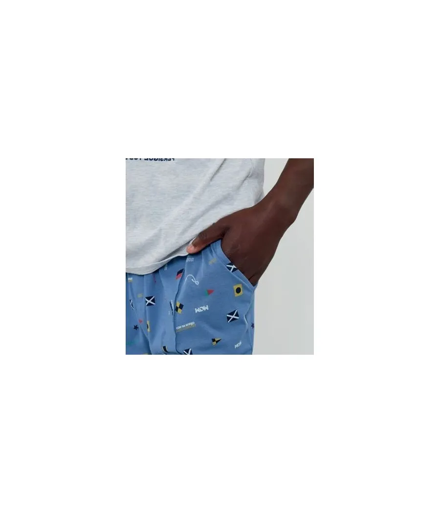 Pijama verano hombre Muydemi marinero