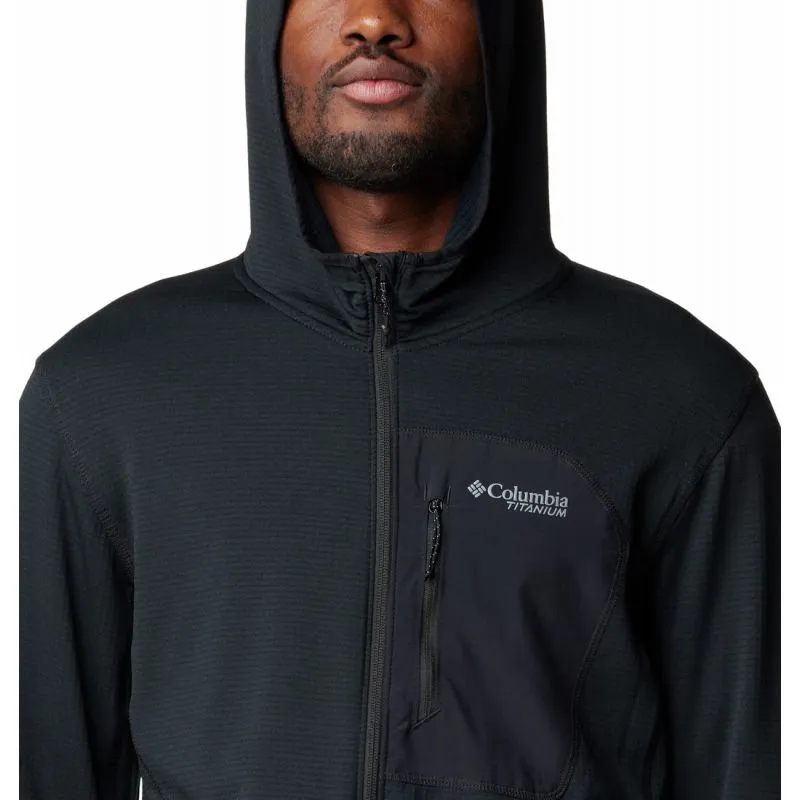 Polar Columbia Triple Canyon Grid Fleec (Negro) Hombre