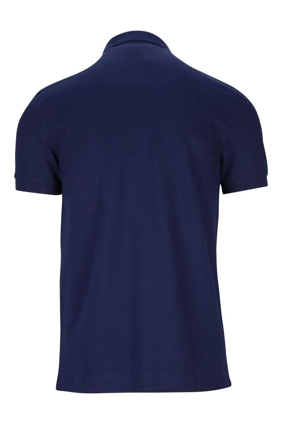 Polo azul oscuro con minilogo 