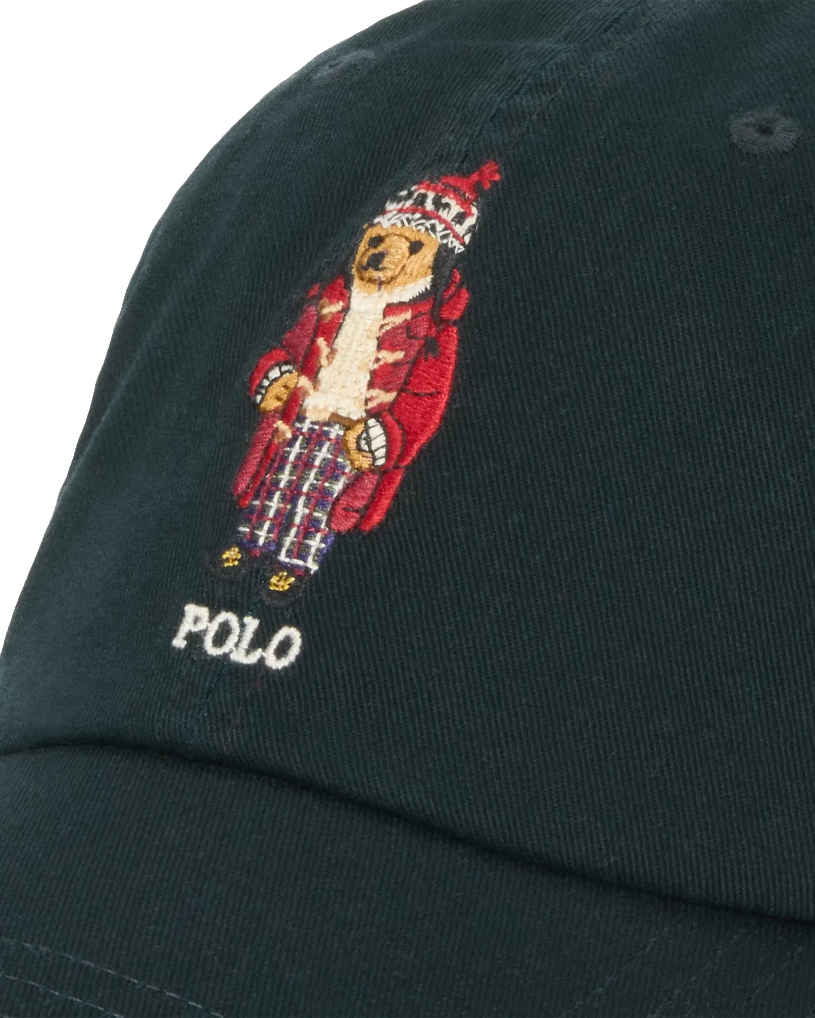 POLO RALPH LAUREN BEAR TWILL CAP BLACK