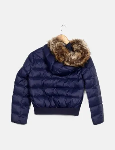 Polo Ralph Lauren Plumífero azul marino capucha