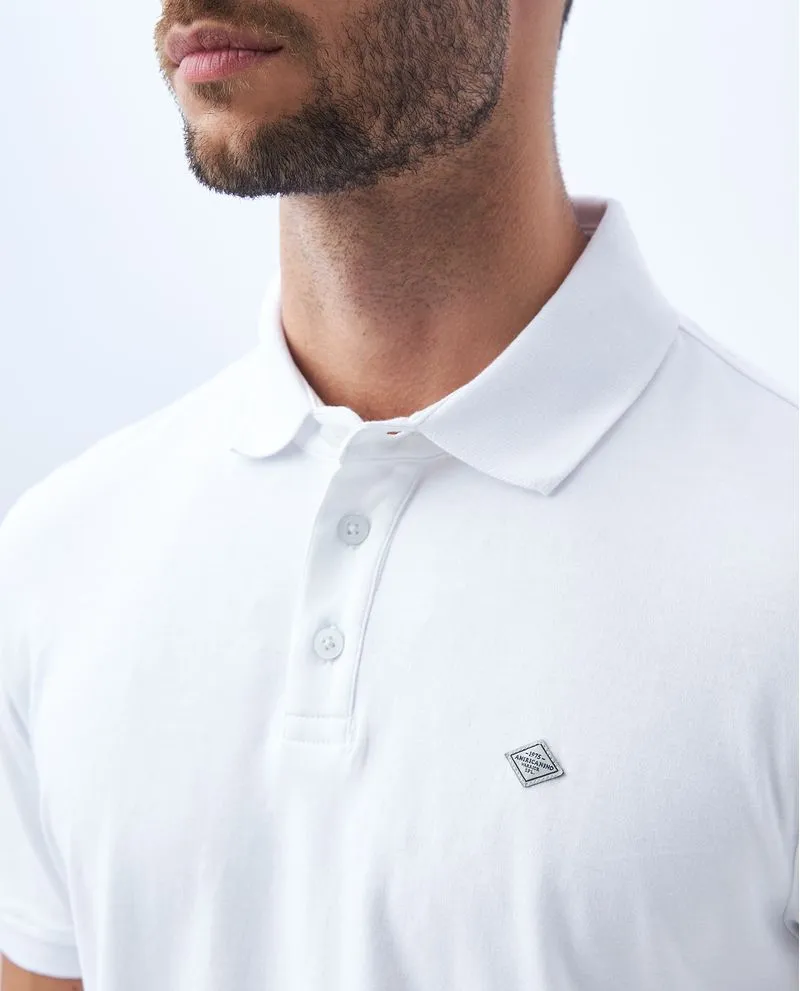 Polo Slim de manga corta para hombre