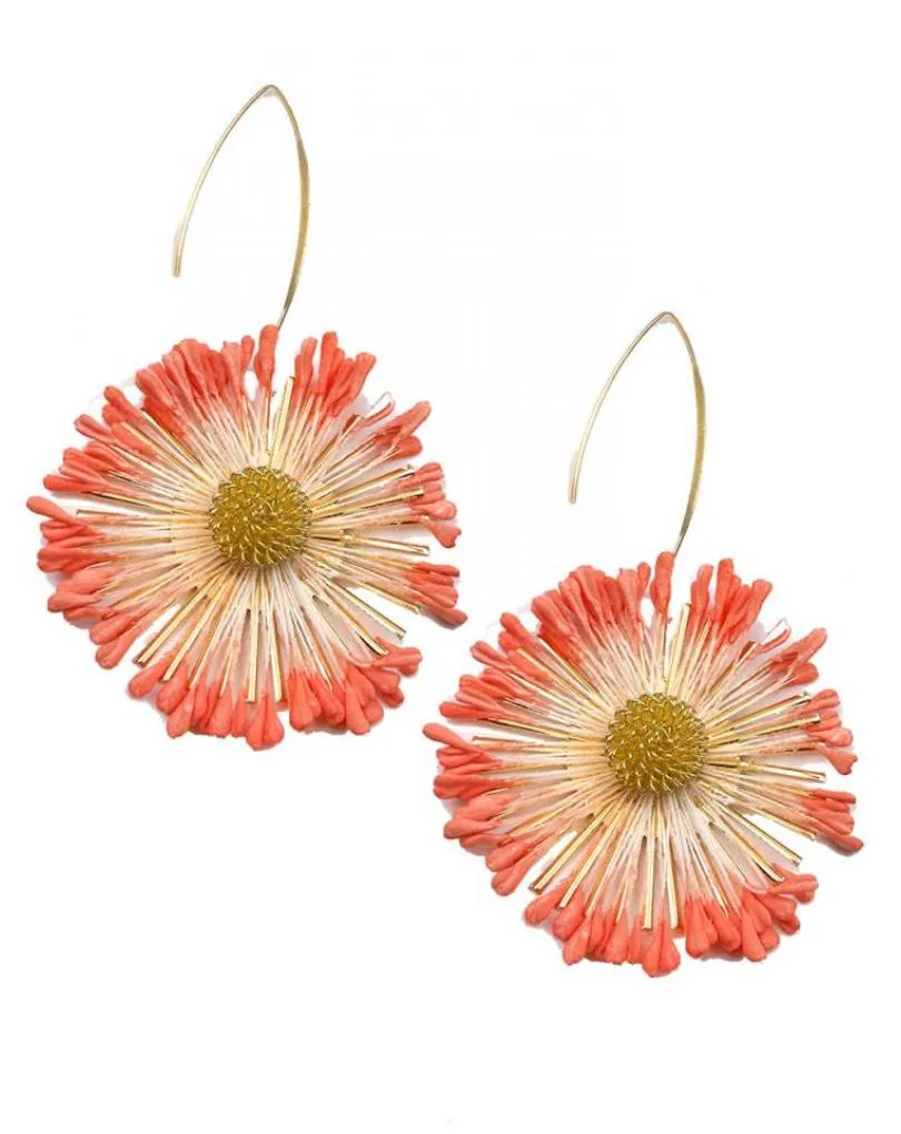 PRECIOSISIMOS PENDIENTES PARA EL VERANO LARGOS CON FLORES