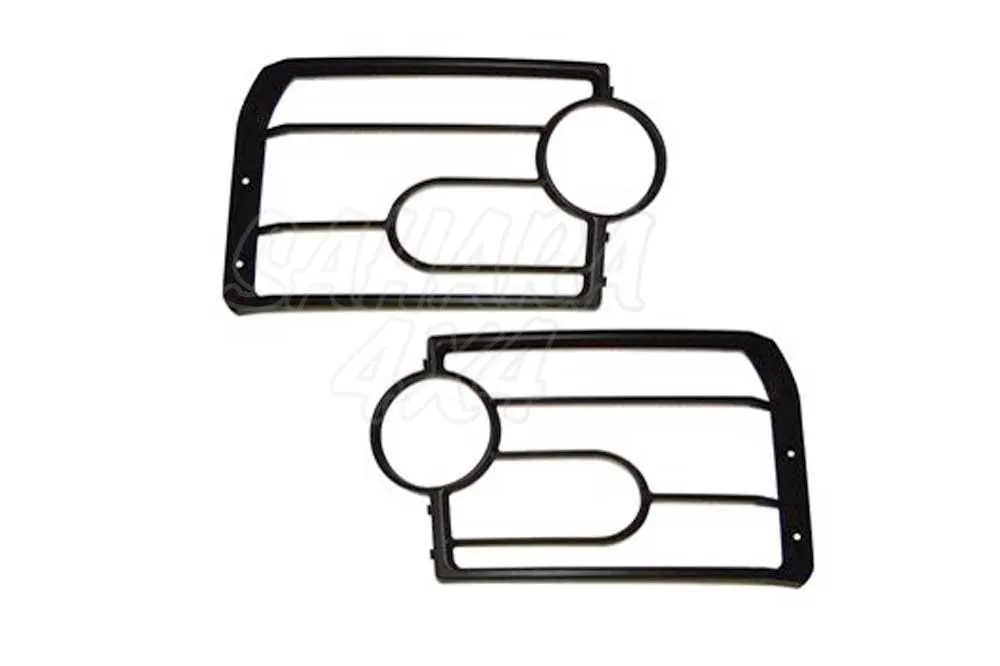 Protectores de faros delanteros en plastico Land Rover Discovery III