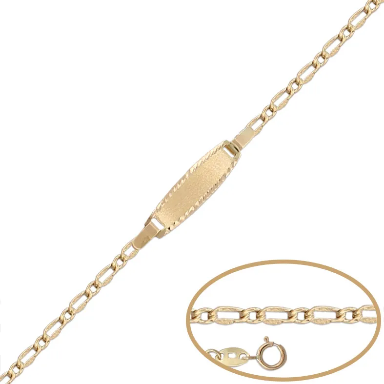 Pulsera Bebé Oro 14cm