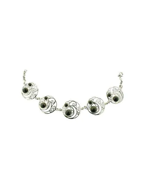 pulsera fink cinco circles azabache