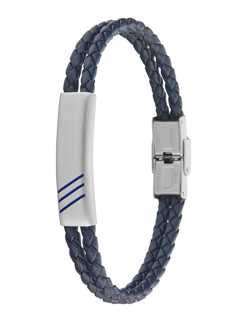 Pulsera Marea Cuero Azul D00103/165