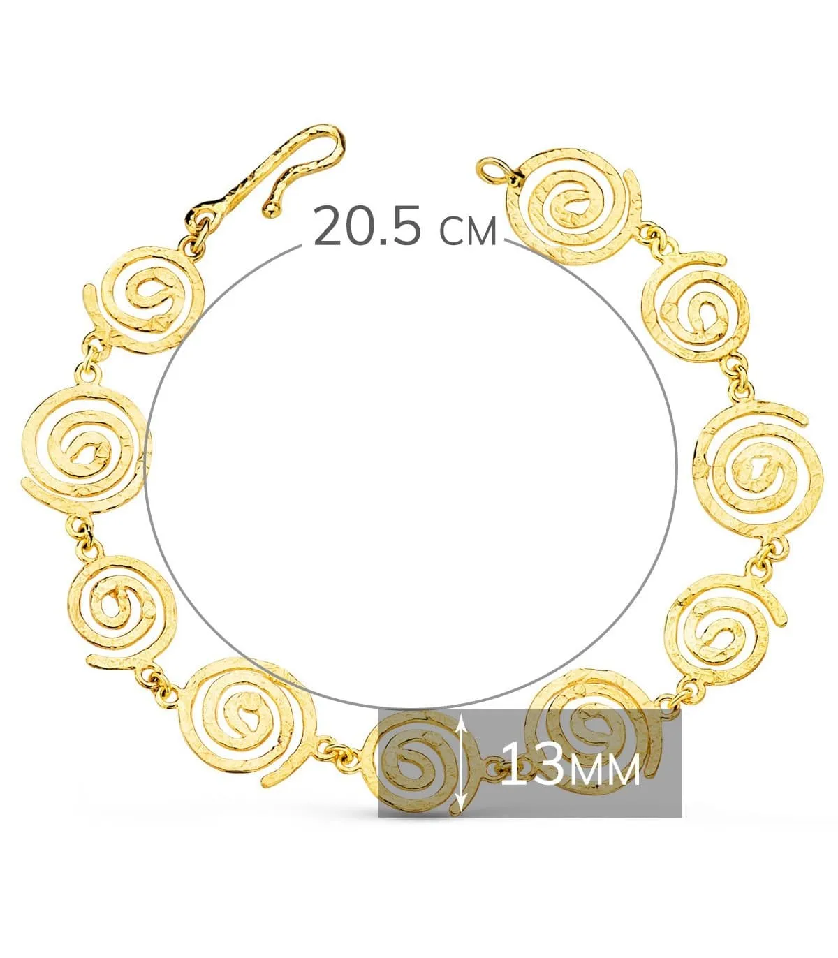 Pulsera Mujer Oro Amarillo 18K Molly