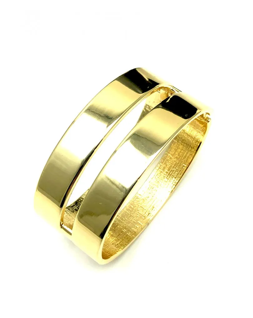 PULSERAS Y BRAZALETES DE MUJER DORADAS CON DISEÑOS MODERNOS
