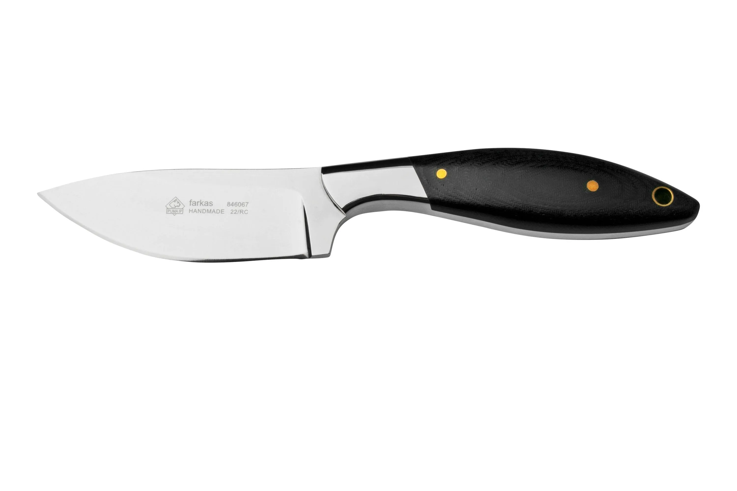 PUMA IP Farkas 846067 micarta negra, cuchillo fijo