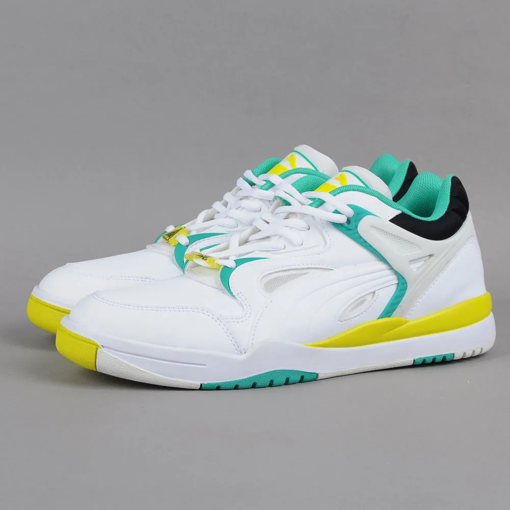 PUMA TRINOMIC SERVE EVO WHITE  FLUO TEAL