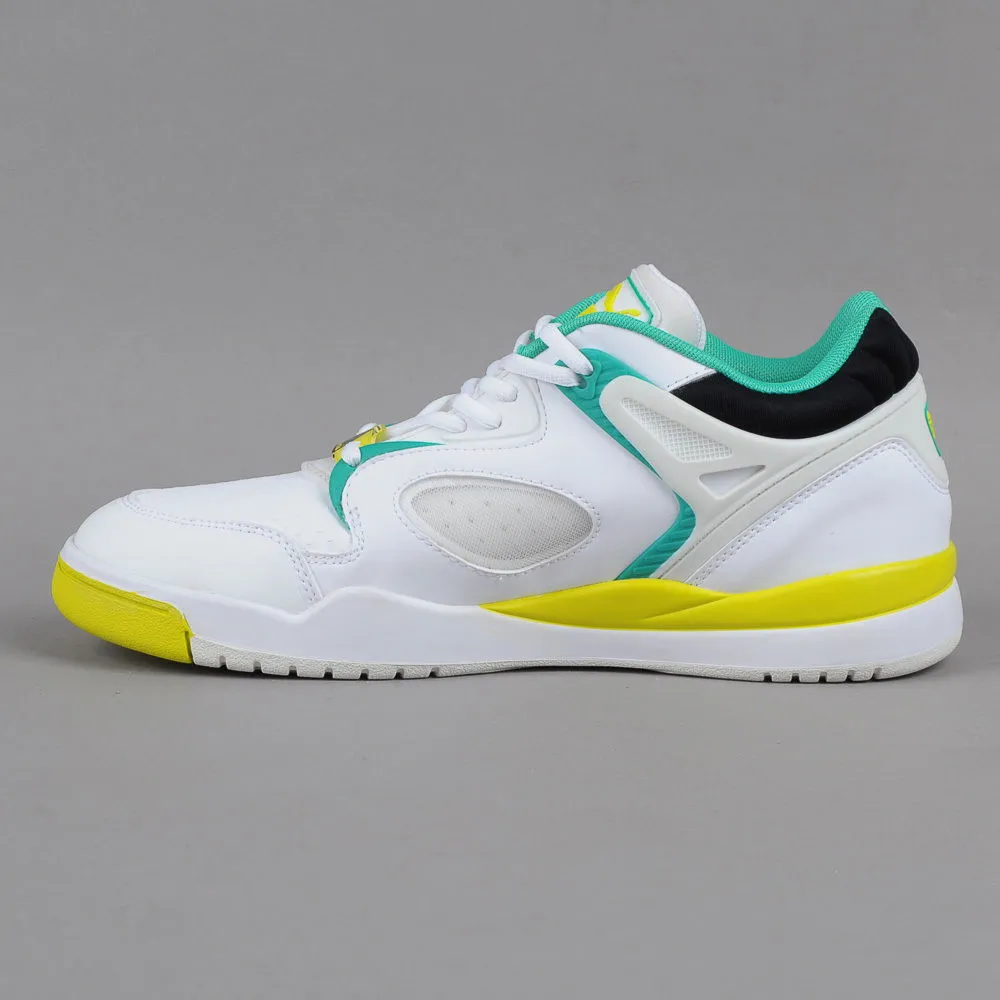 PUMA TRINOMIC SERVE EVO WHITE  FLUO TEAL