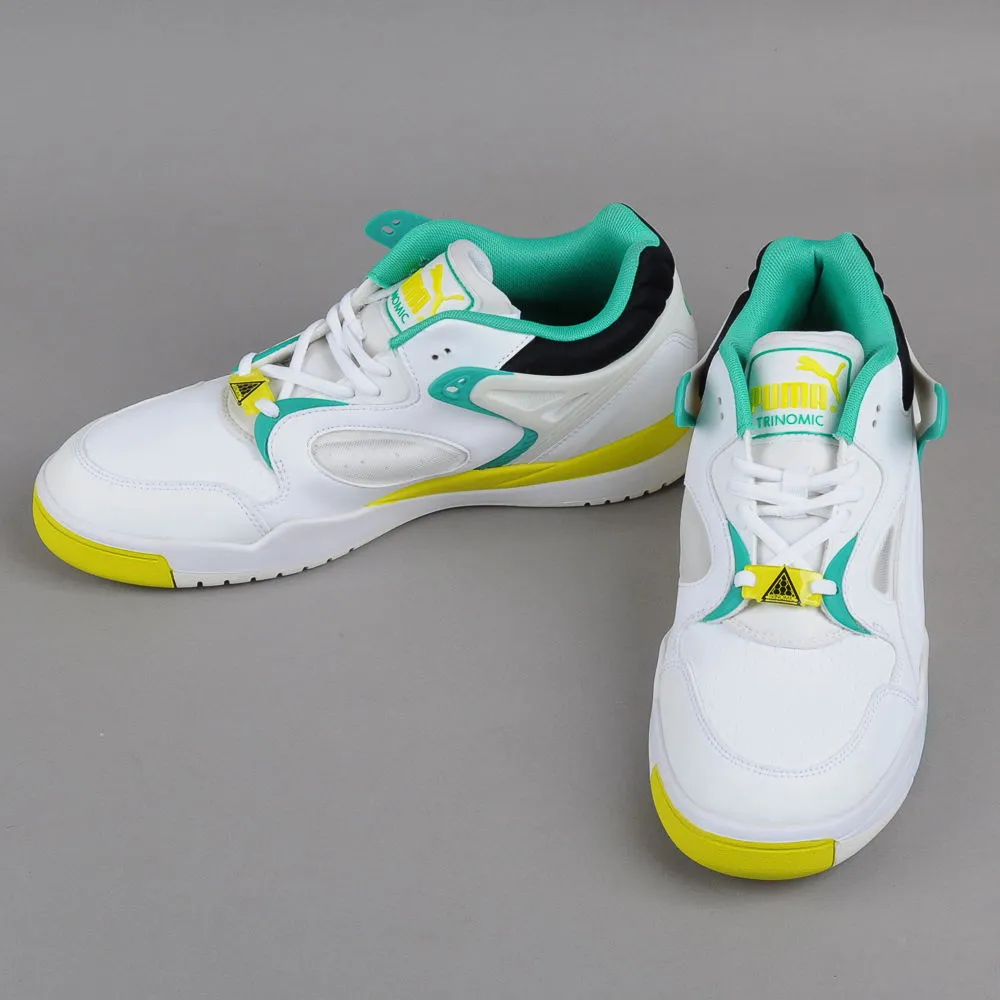 PUMA TRINOMIC SERVE EVO WHITE  FLUO TEAL