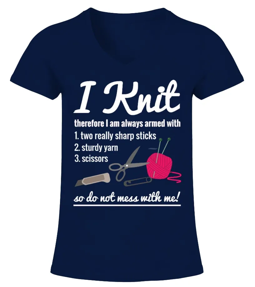 "I Am Always Armed" Limited Edition Camiseta cuello pico Mujer