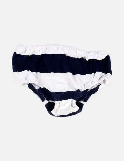 Ralph Lauren Cubrepañal blanco de rayas