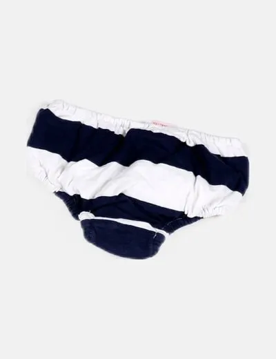 Ralph Lauren Cubrepañal blanco de rayas