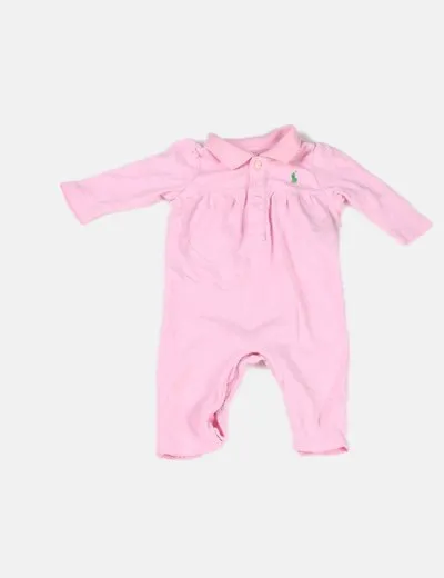 Ralph Lauren Pijama rosa logo