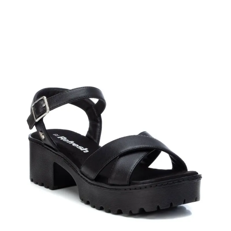Sandalia de mujer REFRESH 079281 Negro
