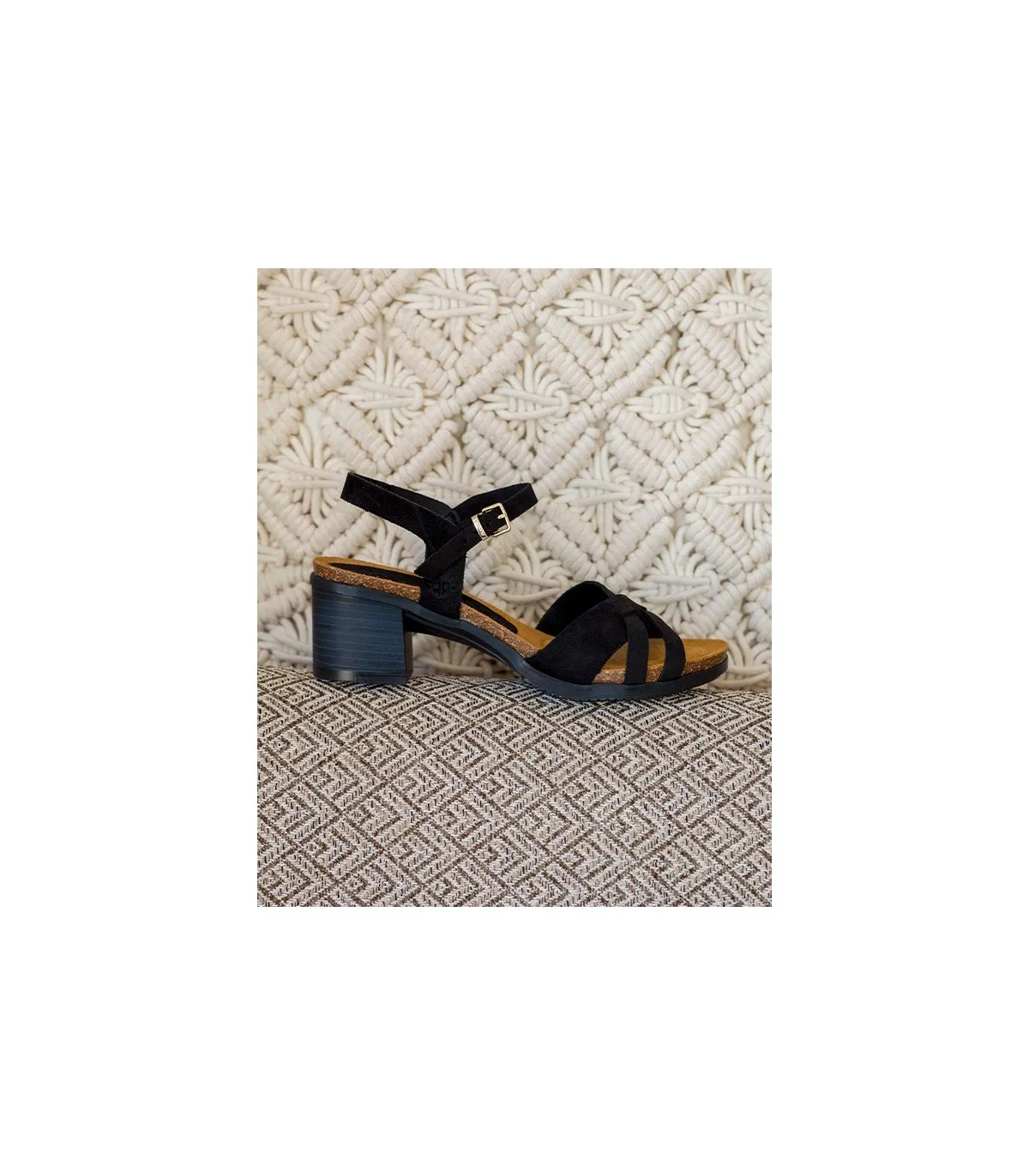 Sandalia de tacón Soller 001 negro