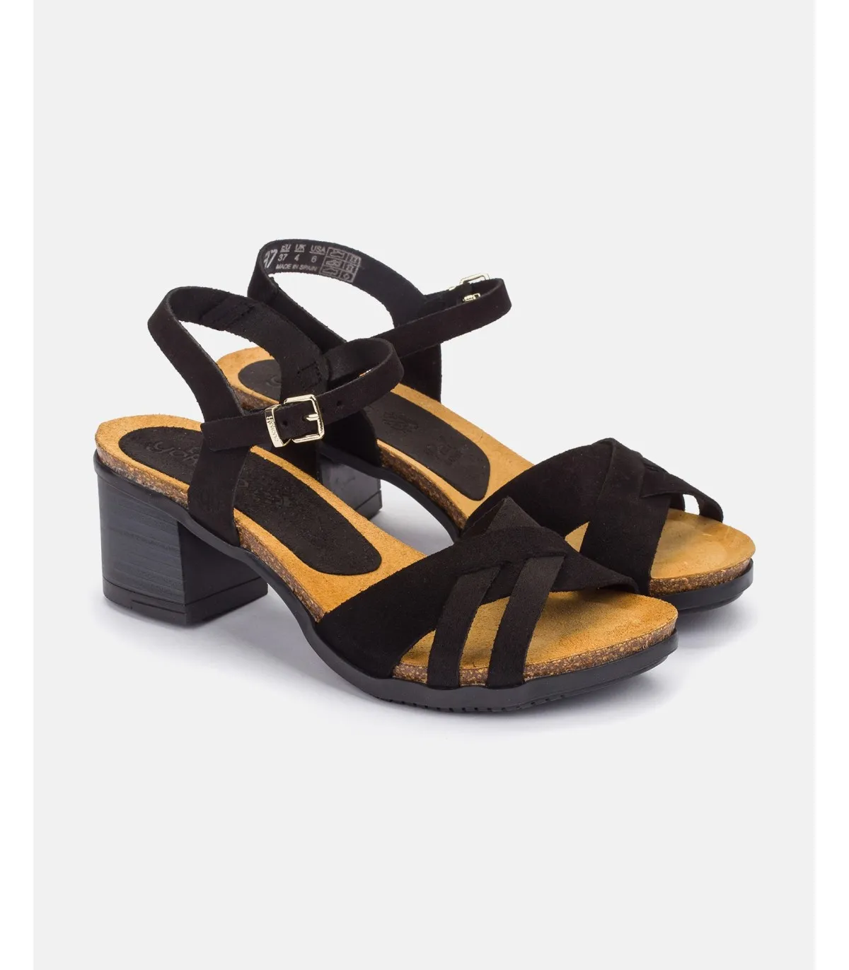 Sandalia de tacón Soller 001 negro