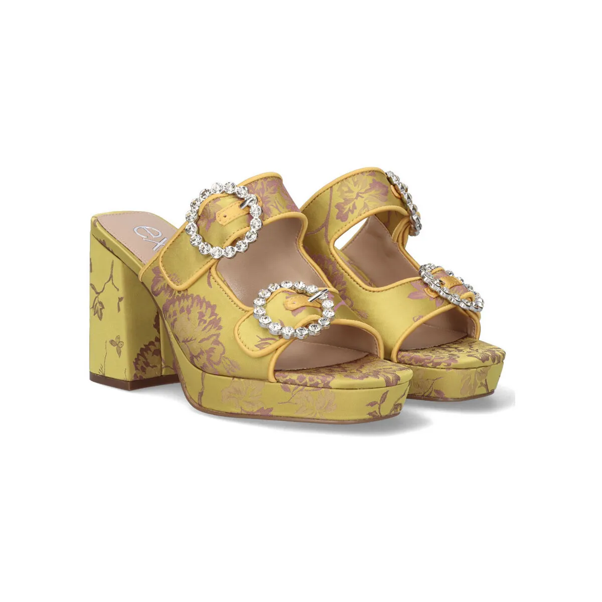 SANDALIA TACÓN EXÉ LUNA801 YELLOW
