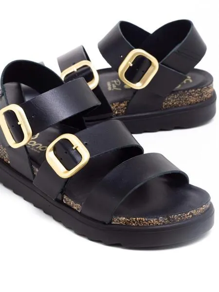 SANDALIA YOKONO TUNEZ127 NEGRO PARA MUJER