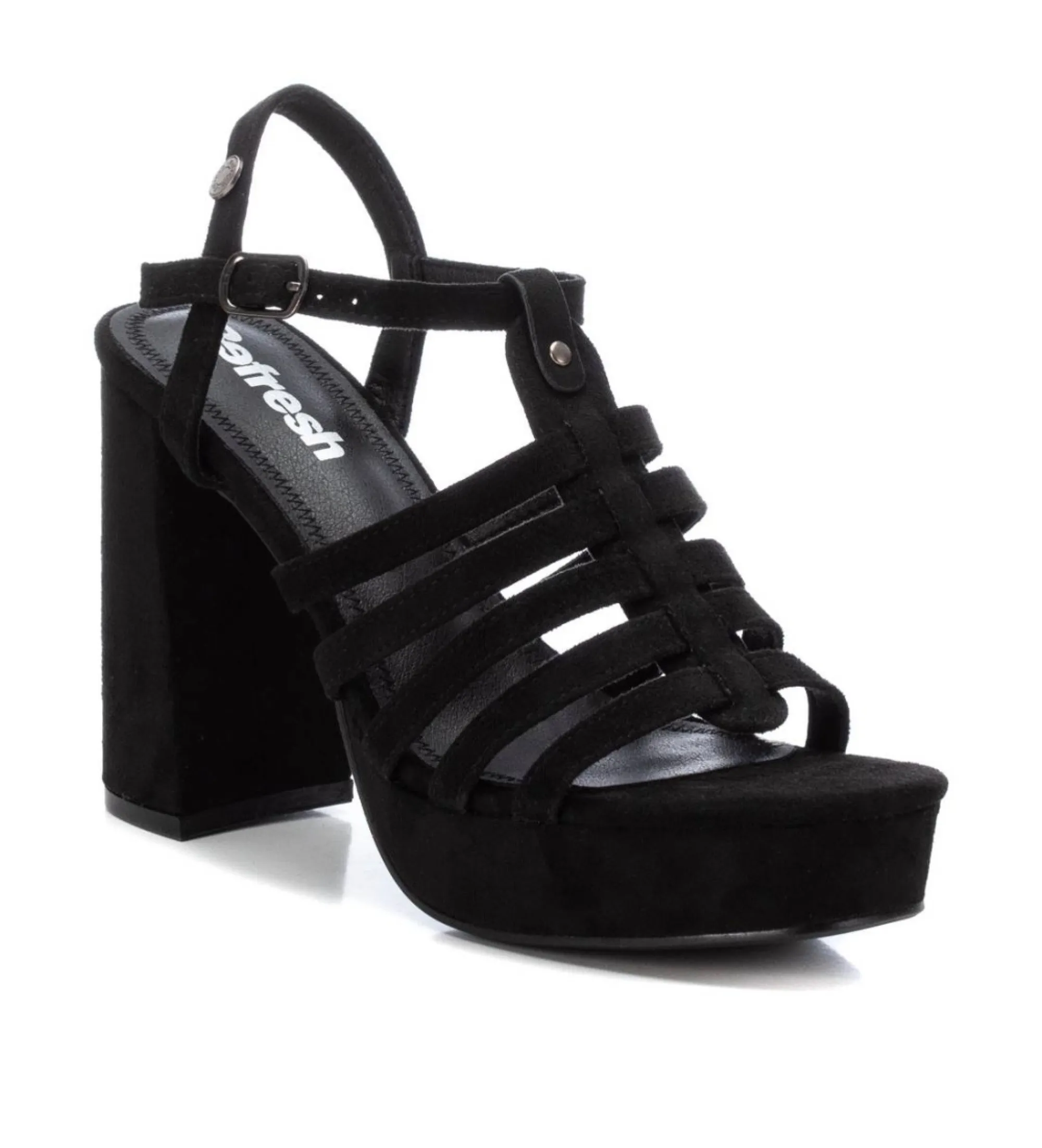 SANDALIAS 171897 NEGRO ALTURA TACóN 9CM