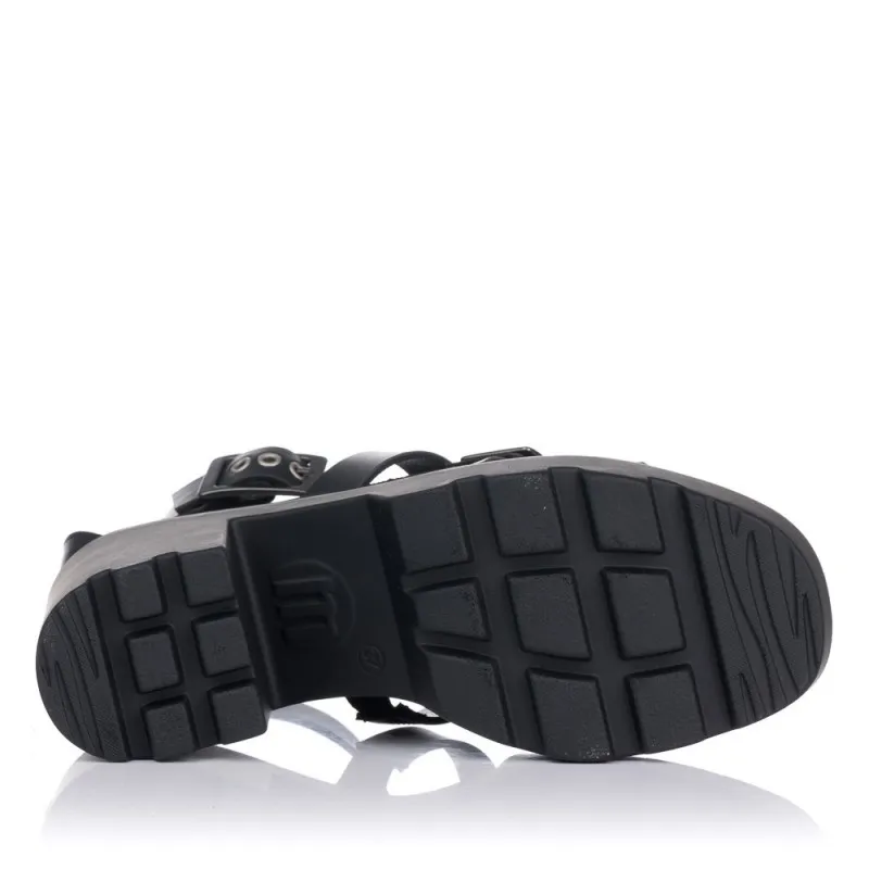 Sandalias De TacÓn Mustang 50642 Mujer Negro