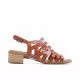 Sandalias tacón Porronet piel cuero valerie