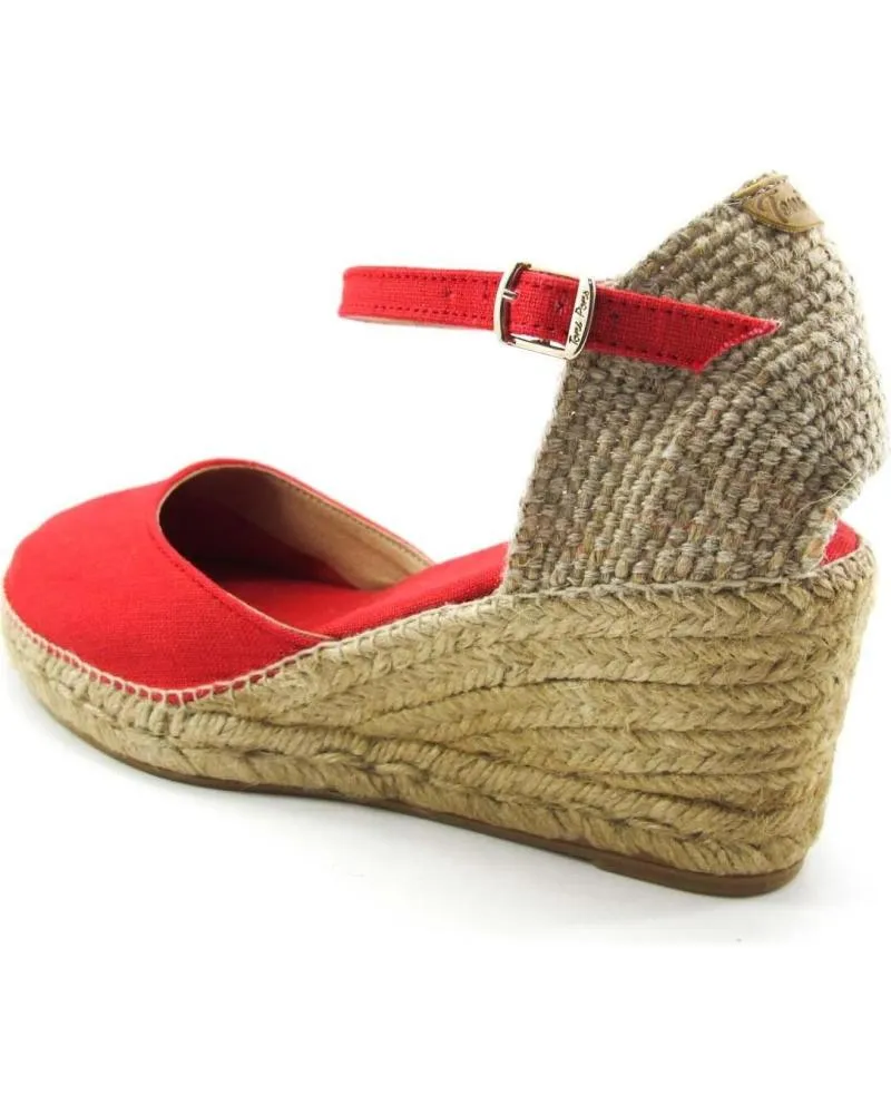 Sandalias TONI PONS  de Mujer ALPARGATAS ESPARTO MUJER CALDES ROJO  VARIOS COLORES