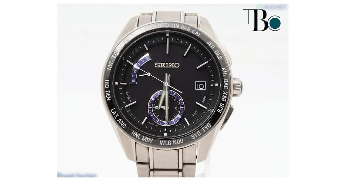 SEIKO GPS SOLAR Plata 