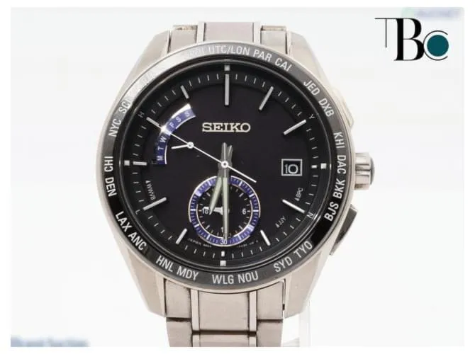SEIKO GPS SOLAR Plata 